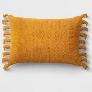 Woven Lumbar Throw Pillow